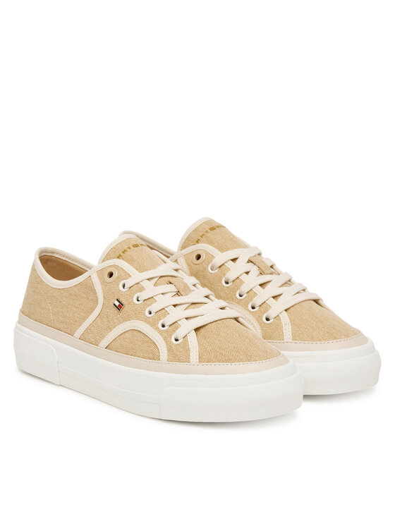 Tommy Hilfiger Tommy Hilfiger Scarpe sportive Platform Vulc Piping FW0FW09394 Giallo