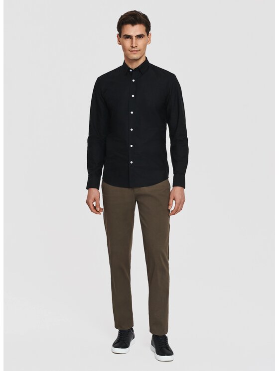 Pako Lorente Pako Lorente Koszula P26SN-1X-020 Czarny Slim Fit