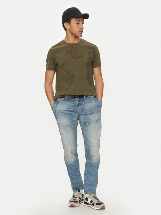 G-Star Raw G-Star Raw Majica Wash D25973-C338 H343 Zelena Regular Fit