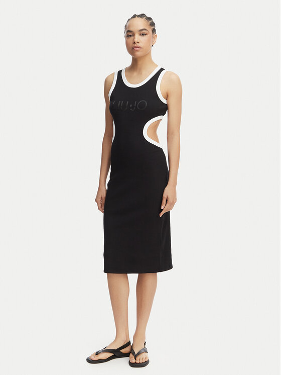 Liu Jo Beachwear Top VA6033 JS360 Czarny Regular Fit