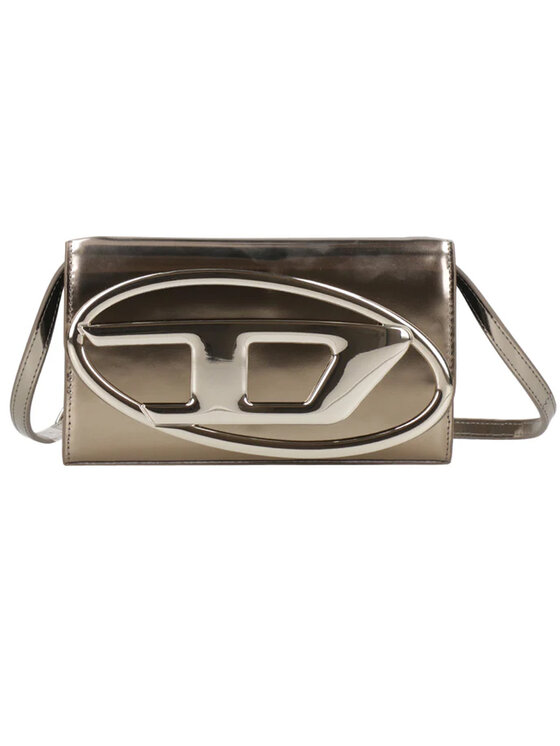 Diesel Clutch Pochette portafoglio in vera pelle Oro Modivo