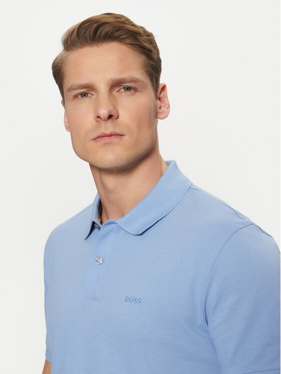 BOSS BOSS Polo Pallas 50468362 Niebieski Regular Fit