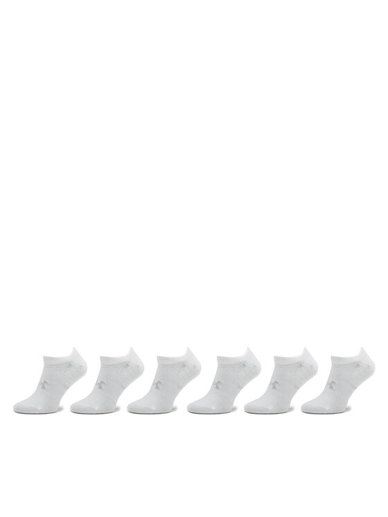 Under Armour Under Armour Zestaw 6 par niskich skarpet unisex Ua Essential No Show 1370542-100 Biały