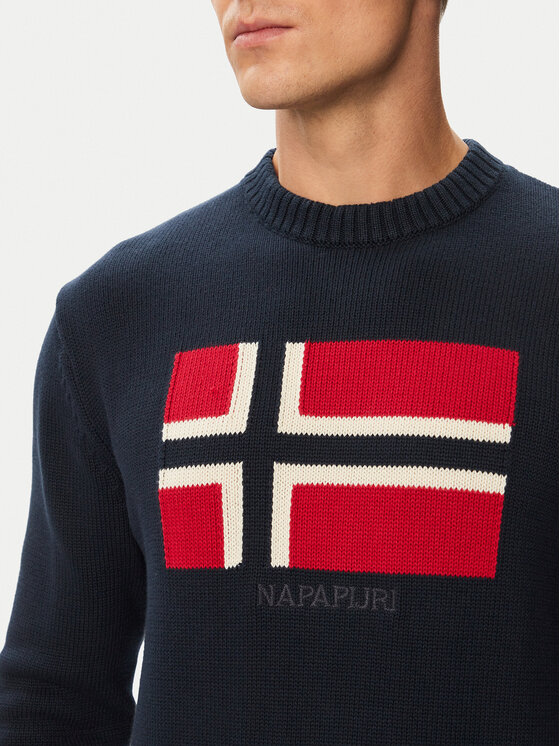 Napapijri Napapijri Sweater D-Mura C NP0A891U Sötétkék Regular Fit
