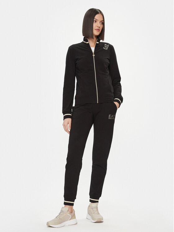 EA7 Emporio Armani EA7 Emporio Armani Sportinis kostiumas 3DTV51 TJTXZ 0200 Juoda Regular Fit