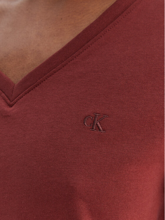 Calvin Klein Jeans Calvin Klein Jeans Tričko LV047B205G Hnedá Relaxed Fit