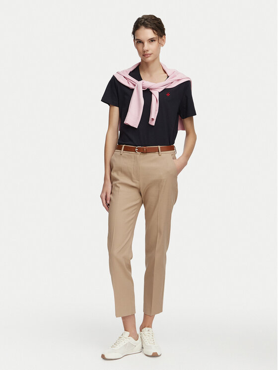 Beverly Hills Polo Club Beverly Hills Polo Club T-Shirt P-SS26W-TS516518 Tmavomodrá Regular Fit