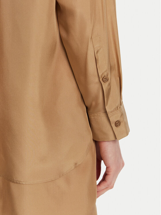 Marella Marella Camicia Alec 2513111015 Beige Regular Fit