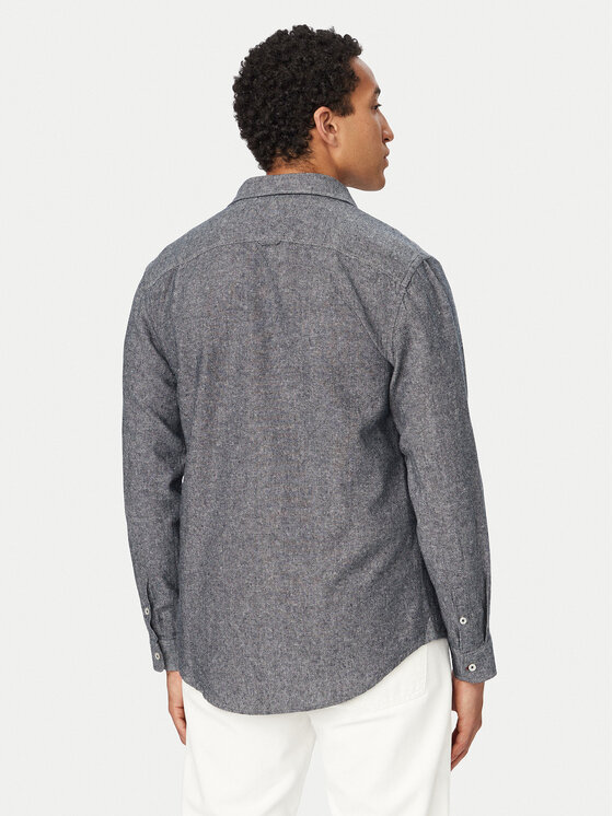 Tommy Jeans Tommy Jeans Πουκάμισο DM0DM22761 Σκούρο μπλε Regular Fit