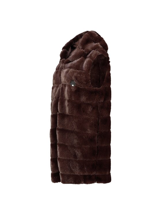 Geographical Norway Geographical Norway Bezrękawnik WZ6797F/GN-Dark brown Brązowy Regular Fit