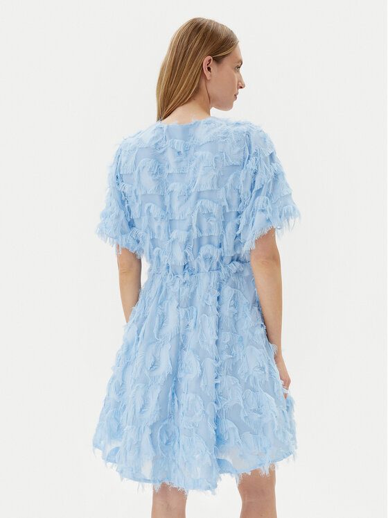 YAS YAS Koktejlové šaty Pazylla 26037234 Světle modrá Loose Fit