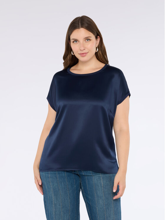 Fiorella Rubino Fiorella Rubino T-shirt G613L008555N034 Blu Regular Fit