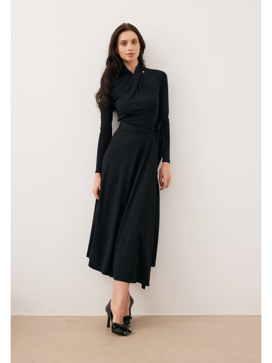 BIZUU BIZUU Sukienka codzienna ROTTA Czarny Standard Fit