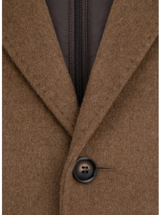 Pako Lorente Pako Lorente Płaszcz P24WF-7X-006 Beżowy Classic Fit