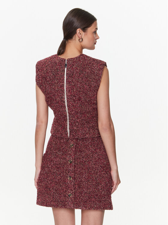 Remain Remain Marškinėliai Cilie RM1840 Vyšninė Regular Fit