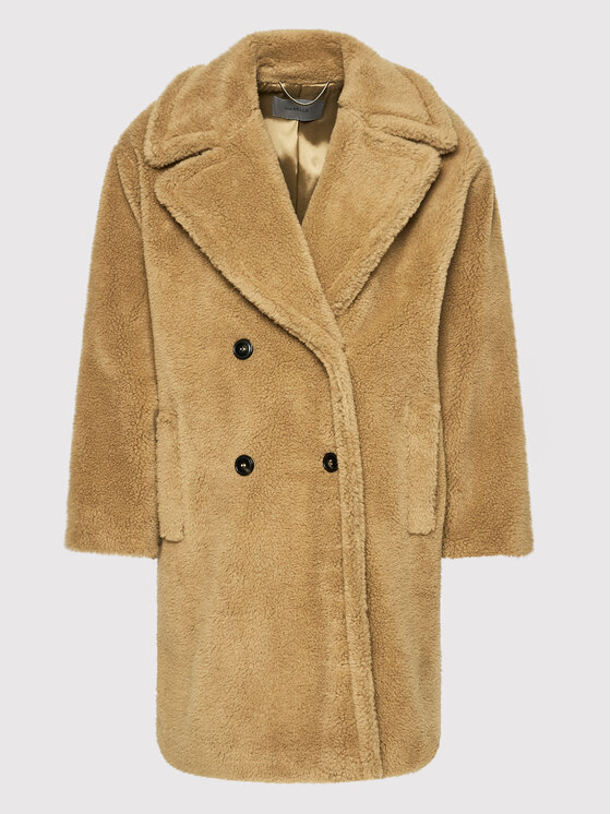 Marella Marella Fellmantel Osanna 39060328 Beige Regular Fit
