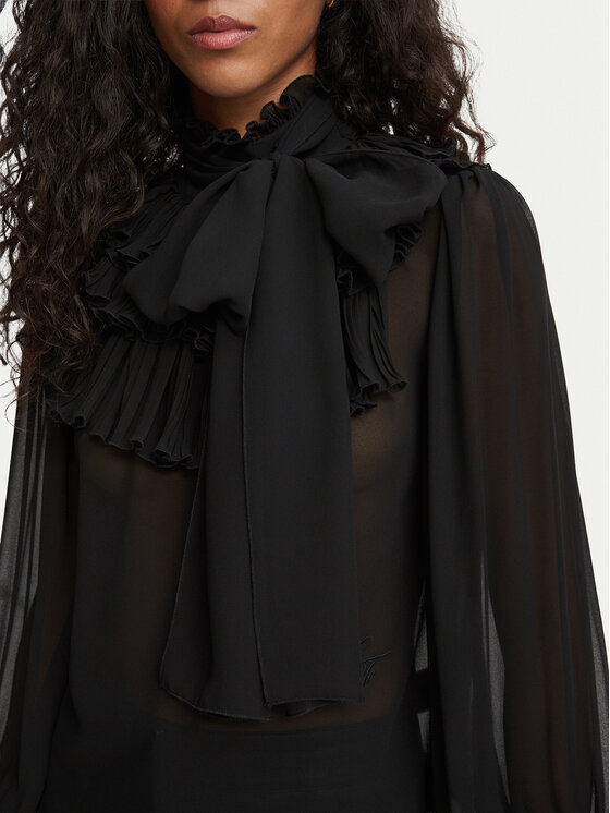 Elisabetta Franchi Elisabetta Franchi Блуза CA-172-67E2-V440 Черен Regular Fit