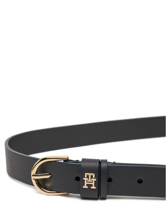 Tommy Hilfiger Tommy Hilfiger Pasek Damski Essential Effortless 2.5 AW0AW16836 Granatowy