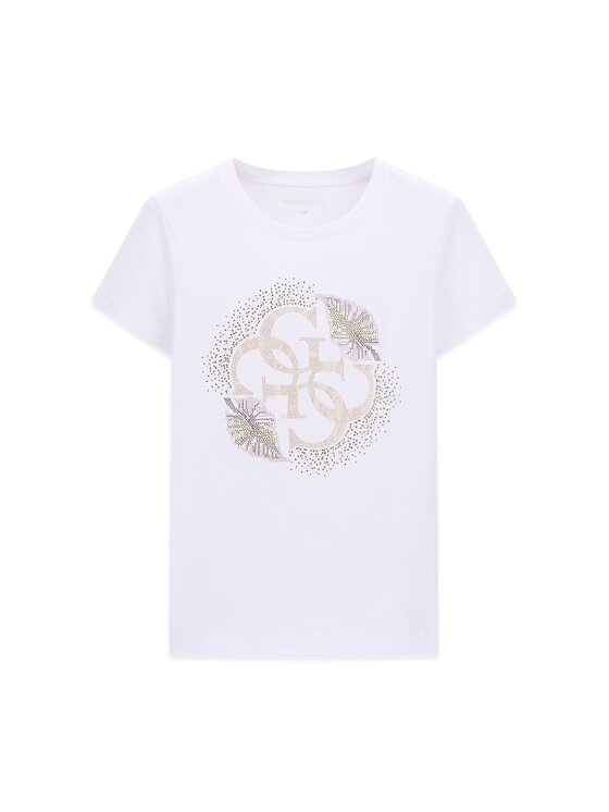 Guess Guess T-Shirt 181491 Bílá Classic Fit