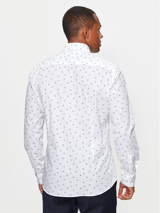 JOOP! JOOP! Koszula 144Pai 30041405 Biały Slim Fit