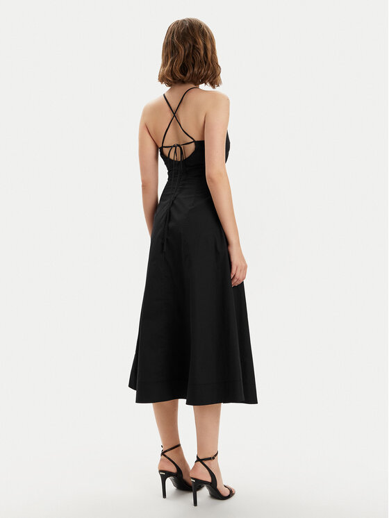 Gaudi Gaudi Sommerkleid 411FD15002 Schwarz Regular Fit
