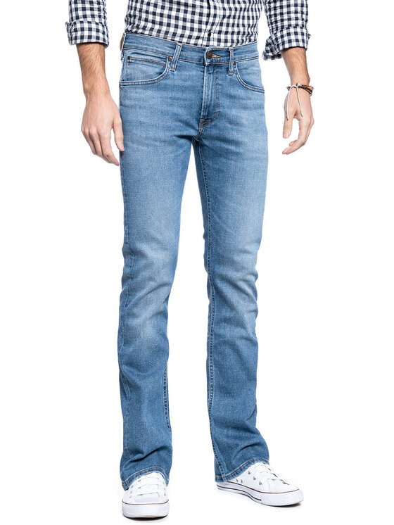 Lee Lee Jeansy TRENTON Niebieski Bootcut Fit