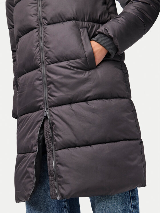 Pieces Pieces Zimní bunda 17115627 Šedá Regular Fit