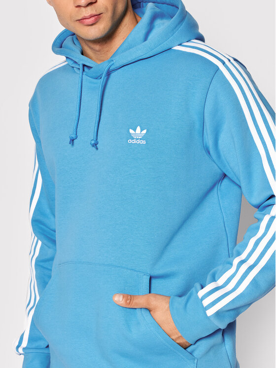 adidas Sweatshirt adicolor Classic 3 Stripes HE9476 Blau Regular Fit Modivo