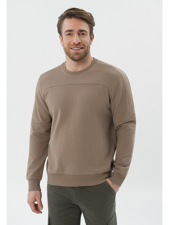 Volcano Volcano Bluza B-BARK Beżowy Regular Fit