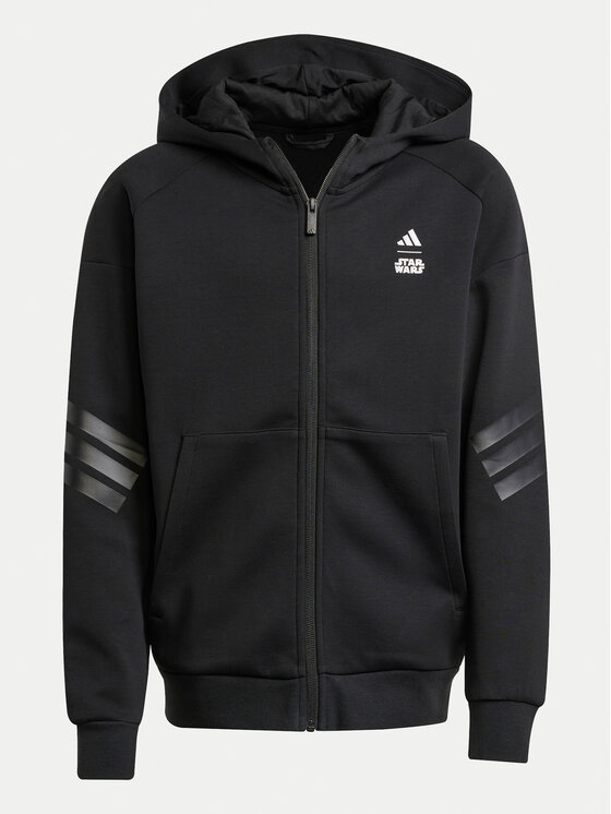 adidas adidas Bluza Star Wars Mandalorian JF3634 Czarny Regular Fit