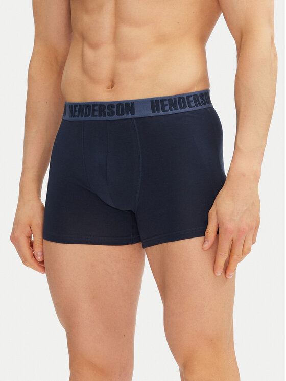 Henderson Set di 2 boxer Sushi 42625 Blu scuro, taglia : XL