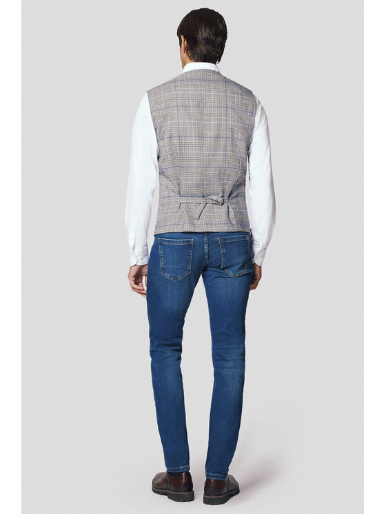 Lancerto Lancerto Kamizelka Pistoia KA131224000015 Szary Slim Fit