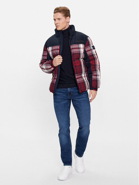 Tommy Hilfiger Tommy Hilfiger Zimska jakna New York MW0MW33432 Rdeča Regular Fit
