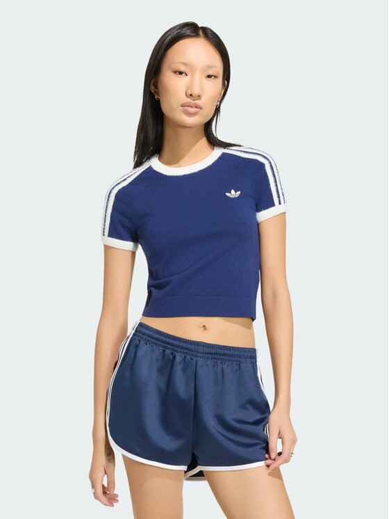 adidas adidas T-Shirt 164739 Niebieski jasny Slim Fit