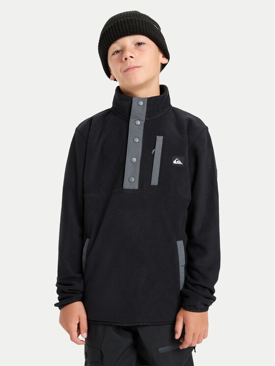 Quiksilver Quiksilver Полар No Destination Hz EQBPF03018 Черен Regular Fit