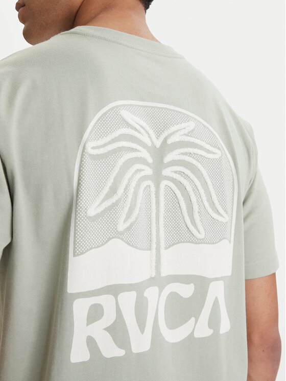 RVCA RVCA T-Shirt Palmcrest EVYZT00275 Zielony Relaxed Fit