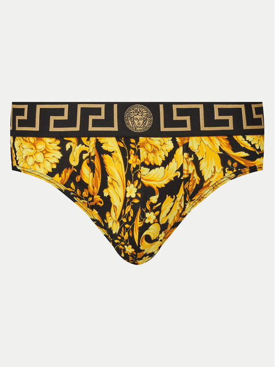 Versace Versace Slipy 1001383 1A11188 Żółty