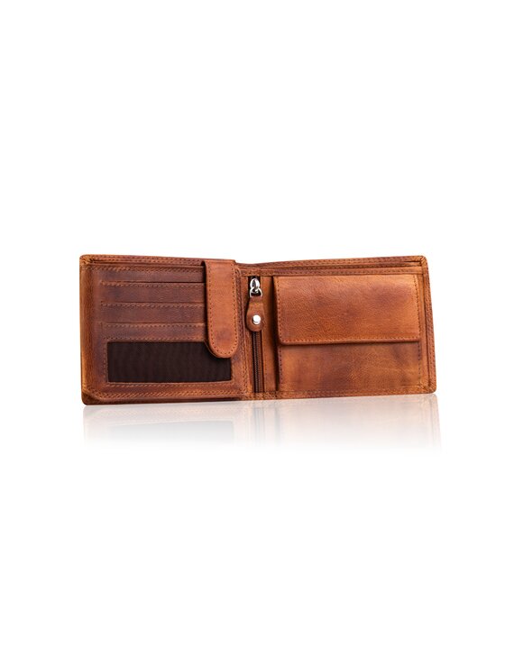 Mustang Mustang Portfel DENIMO WALLET Brązowy