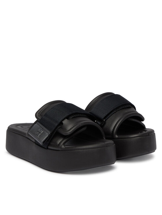 Melissa Melissa Şlapi Melissa Free Fuzzy Slide Platform Ad 37835 Negru