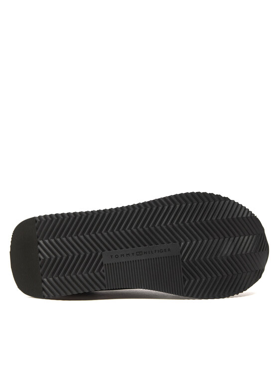 Tommy Hilfiger Tommy Hilfiger Αθλητικά Elevated Essent Runner Monogram FW0FW08285 Μαύρο