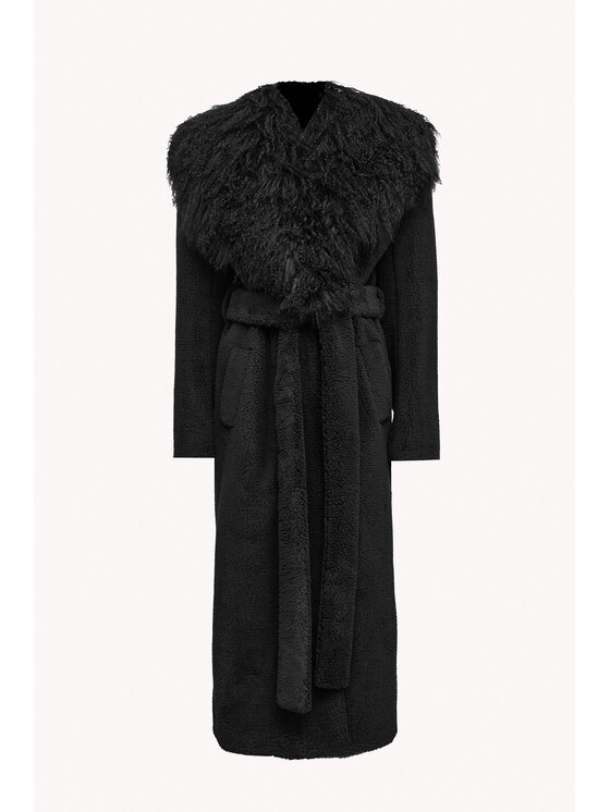 Epuzer Epuzer Cappotto di transizione Studio 70 Teddy Nero Standard Fit
