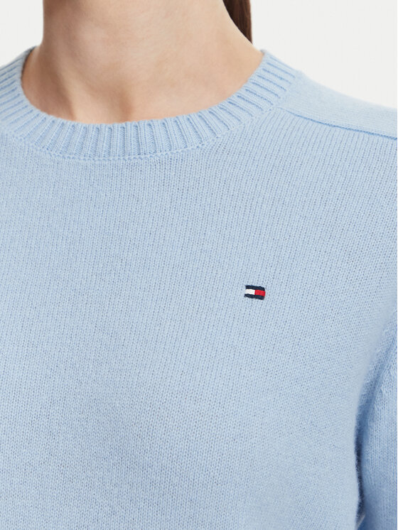 Tommy Hilfiger Tommy Hilfiger Kampsun WW0WW51432 Helesinine Regular Fit