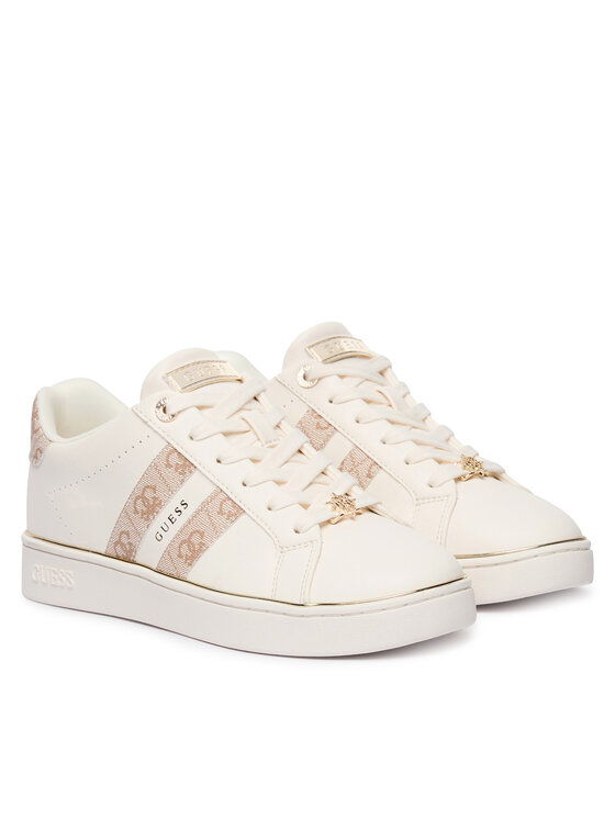 Guess Guess Сникърси FLTBRL ELE12 Кремав