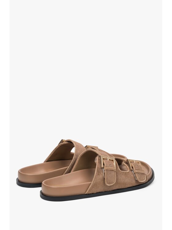 Estro Estro Παντόφλες ER00117198 Καφέ