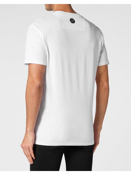 PHILIPP PLEIN PHILIPP PLEIN T-Shirt 9829 Biały Regular Fit