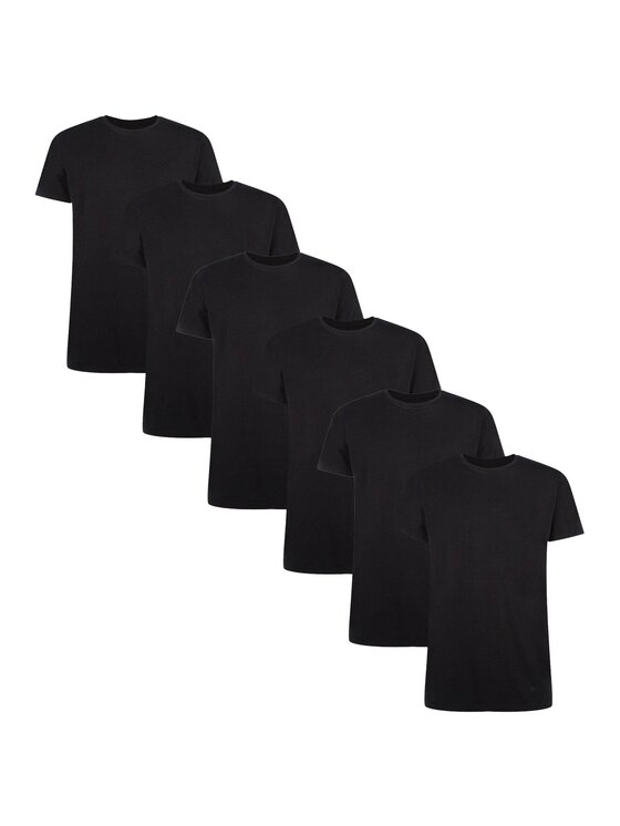 Bamboo Basics Bamboo Basics T-Shirt 28544 Czarny Stretch Fit