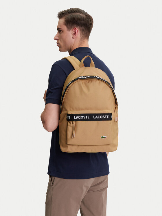 Lacoste Lacoste Plecak NU4685NZ Beżowy