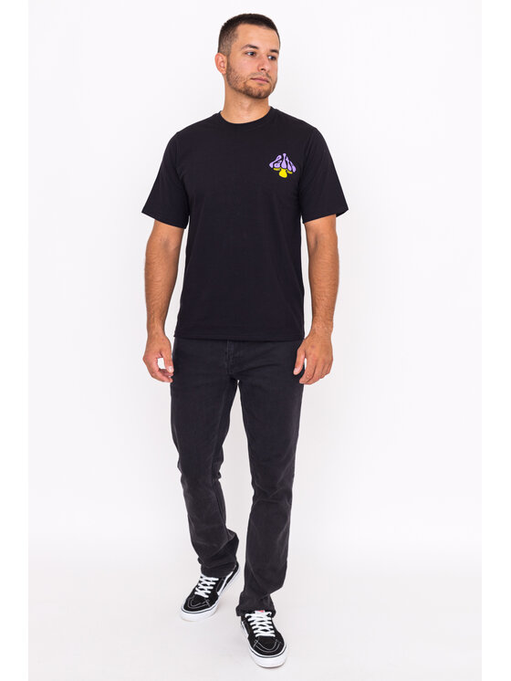 Palto Palto T-Shirt Meditate Czarny Relaxed Fit