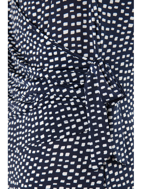 QUIOSQUE QUIOSQUE Každodenné šaty DOTOUCH DRESS Tmavomodrá Regular Fit