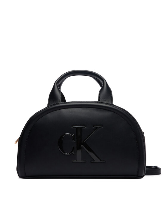 Calvin Klein Calvin Klein Borsetta Bold Ck Dome Crossbody LV04F3895G Nero